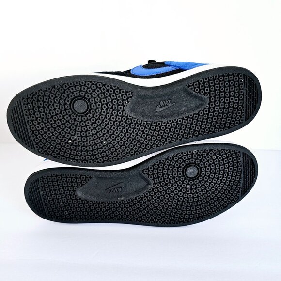 Nike Men's Black and Blue Sneakers - Picture 8 of 9